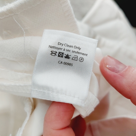 Veronica Beard Ivory Skinny Mid Waist Cotton/Elastane Ankle Zip Jeans P2383 - Picture 8 of 9